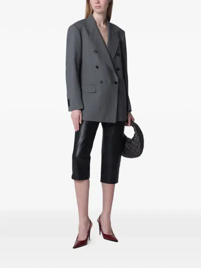 Tagliatore Loreley Double-breasted Blazer In Gray