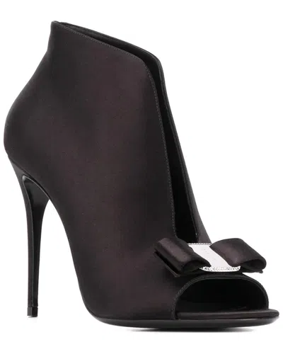 Ferragamo Vara Bow Leather Bootie In Multi