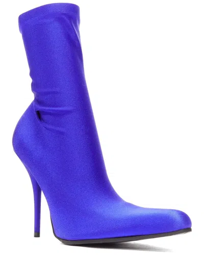 Balenciaga Denma Shiny Leather Sock Bootie In Multi