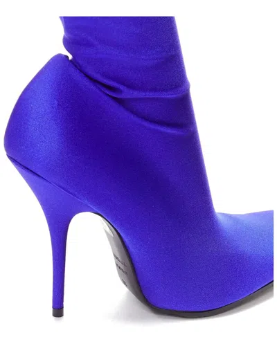 Balenciaga Denma Shiny Leather Sock Bootie In Multi