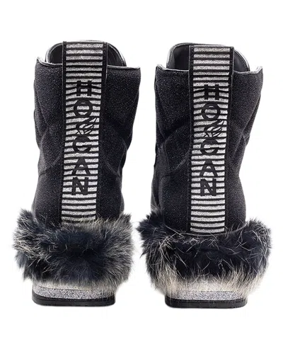 Hogan Leather Platform Boot