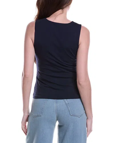 Nic + Zoe Better Angle Tank Top In Blue