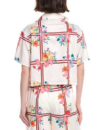 La Porte Ruby Boxy Shirt In Multi