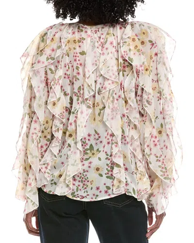 Colette Rose Ruffle Blouse In Multi
