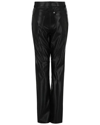 Givenchy Split Leather Pant In Black