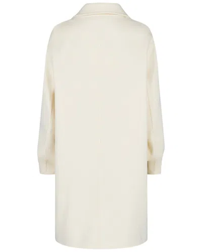 Ferragamo Wool-blend Lapel Coat In Multi