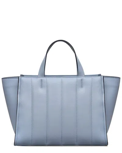 Radley London Radley Medium Zip Top Grab Leather Tote In Blue