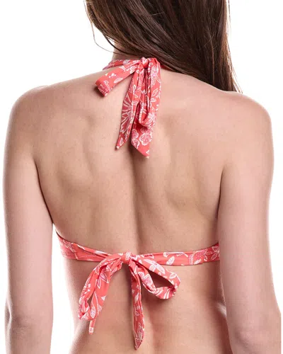 Helen Jon Shell Halter Bikini Top In Pink