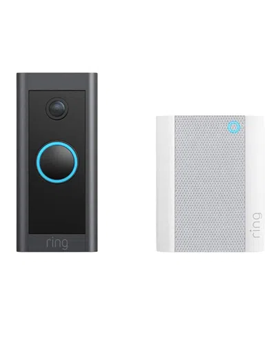 Ring Home Security Starter Bundle In Black