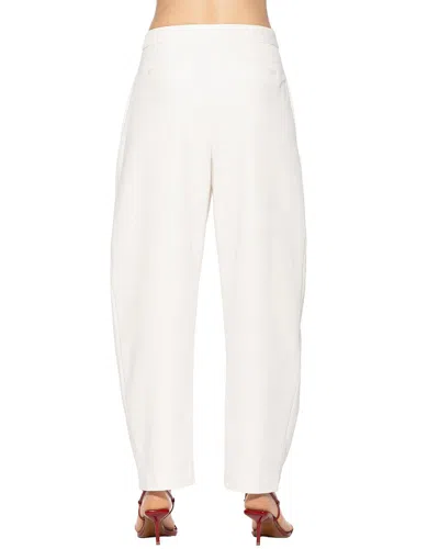 Alexia Admor Solene Barrel Leg Pants In White