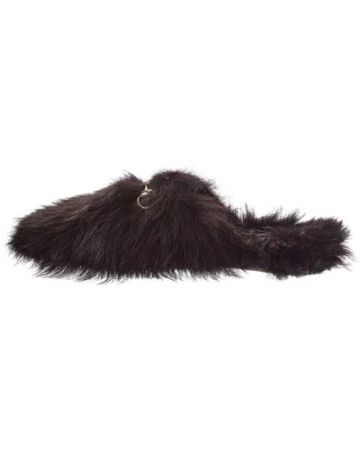 Gucci Wool Mule In Black