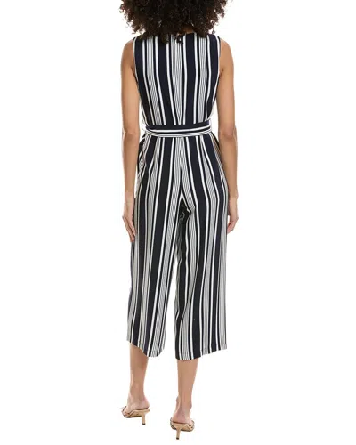 Karl Lagerfeld Stripe Jumpsuit In Multi