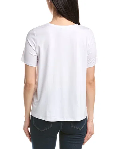 Eileen Fisher Solid T-shirt In White