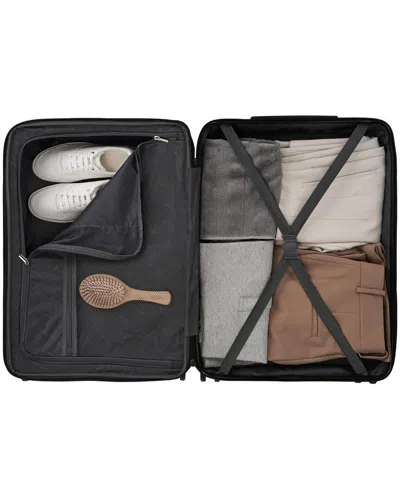 Bugatti Brussels Expandable 3pc Luggage Set In Black