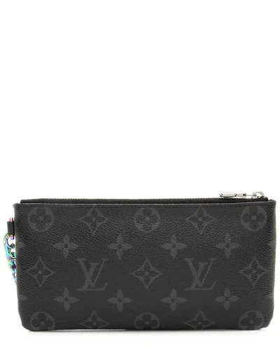 Louis Vuitton Black Monogram Eclipse Flash Fragment Pouch (authentic Pre-  Loved)