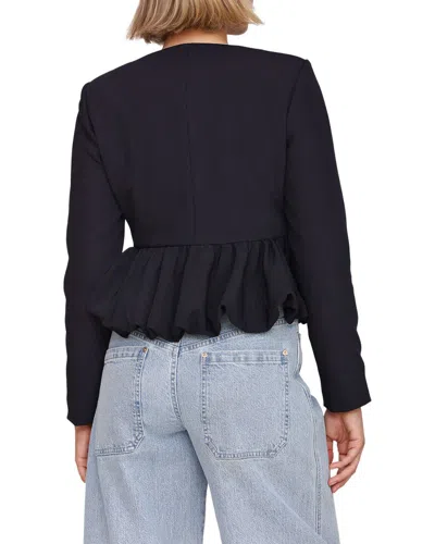 Avec Les Filles Button Down Jacket In Black