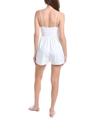 Susana Monaco String V Romper In White