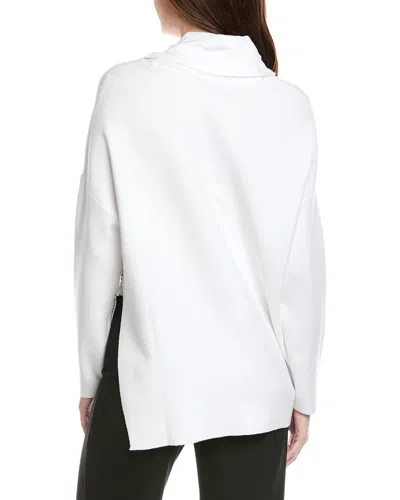 Joseph Ribkoff Embellished Pullover In White