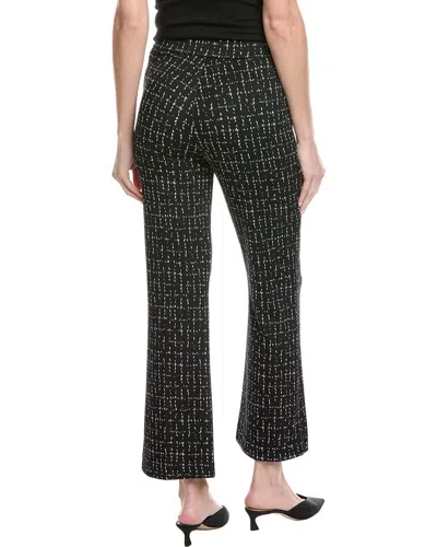 Joseph Ribkoff Check Jacquard Straight Leg Pants In Multi