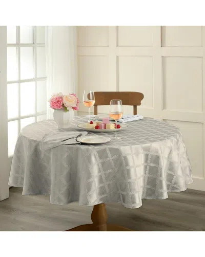 Lenox Laurel Leaf Tablecloth In Gray