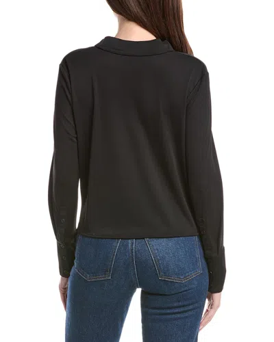 Kenneth Cole Drape Top In Black