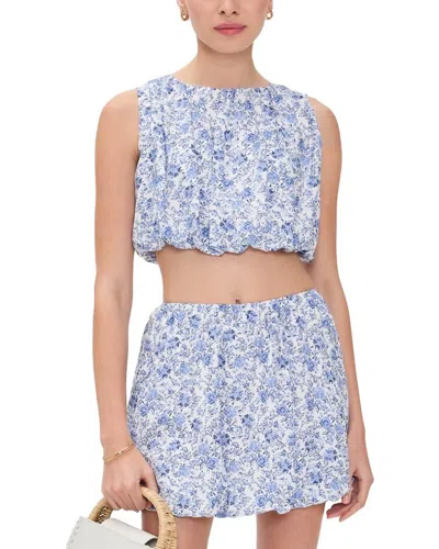 Minkpink Dev Evelyn Bubble Top In Blue
