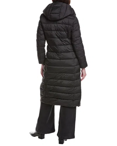 Kenneth Cole Puffer Coat In Black