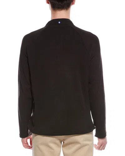 Ben Sherman Microfleece 1/4-zip In Black
