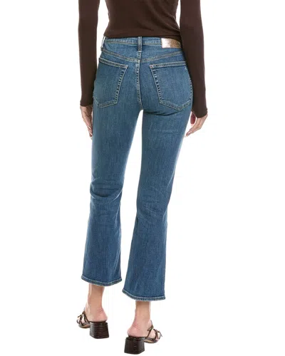 Rag & Bone Flexi Peyton Mid-rise Ankle Willow Bootcut Jean In Blue