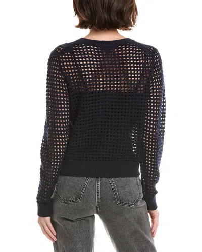 Rag & Bone Solid Long-sleeve Knit Top In Blue