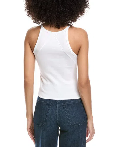 Rag & Bone The Essential Rib Long String Tank In White