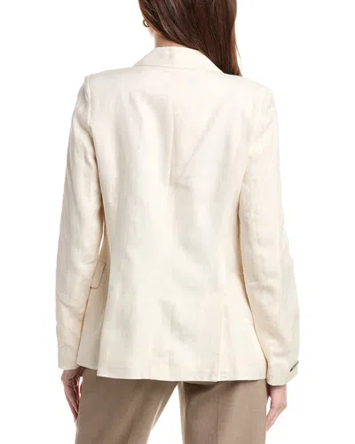 Peserico Linen Jacket In Neutral