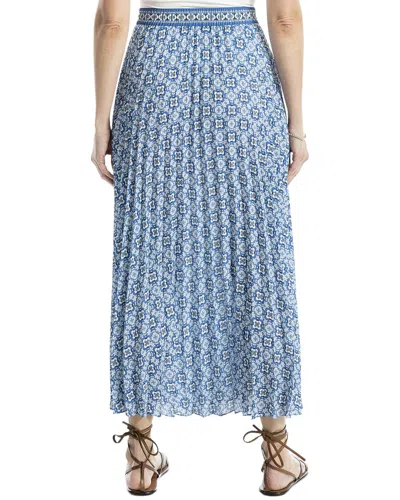 Max Studio Pleated Maxi Skirt In Multi