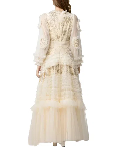 Burryco Solid Maxi Dress In Neutral