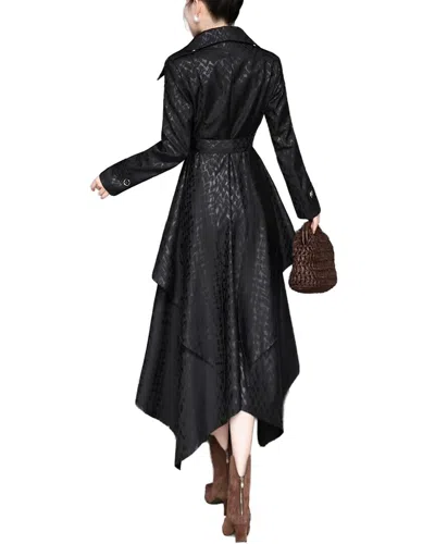 Burryco Black Solid Maxi Dress In Black