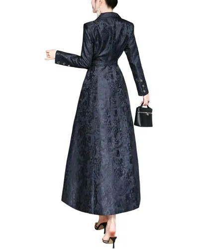 Burryco Black Solid Maxi Dress In Black