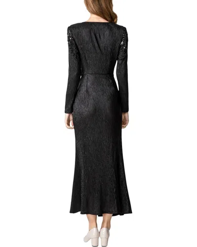 Burryco Solid Maxi Dress In Black