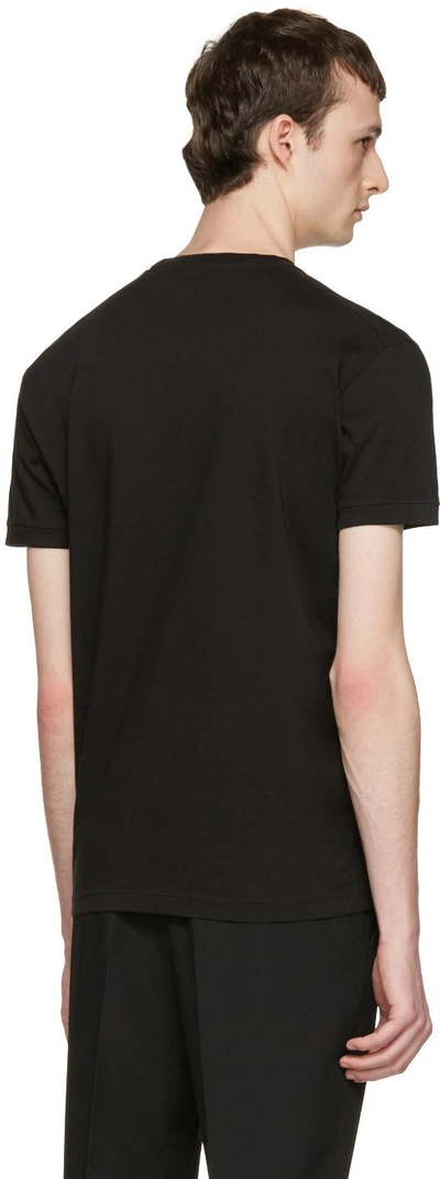 Shop Dsquared2 Black '24-7 Star' Logo T-shirt