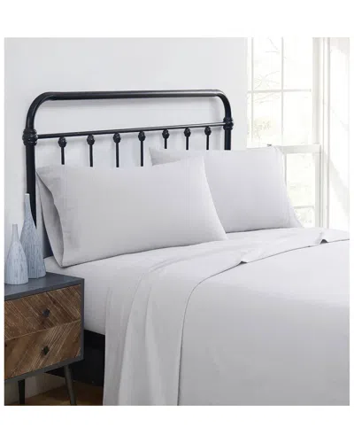 Truly Soft Flannel Sheet Set In White