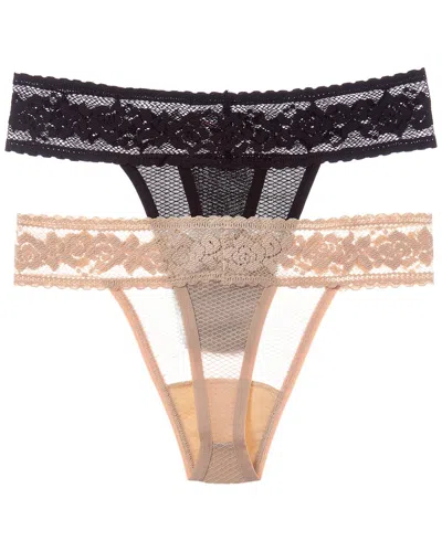 Commando ® 2pk Kitty Soft Thong In Multi