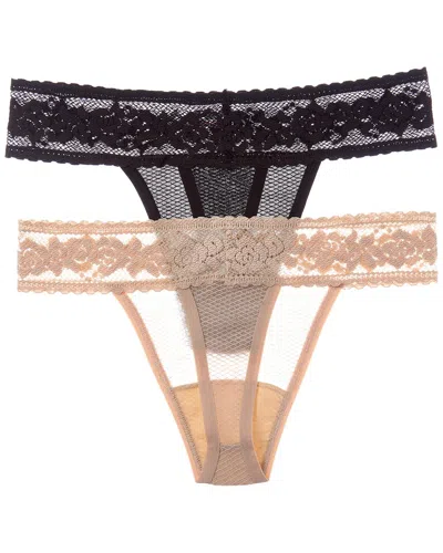 Commando ® 2pk Kitty Soft Thong In Multi