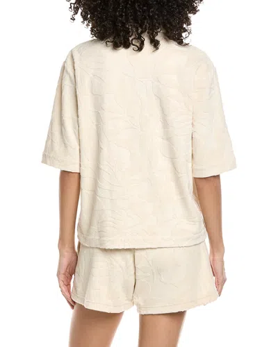 Faherty Dune Terry Shirt In White