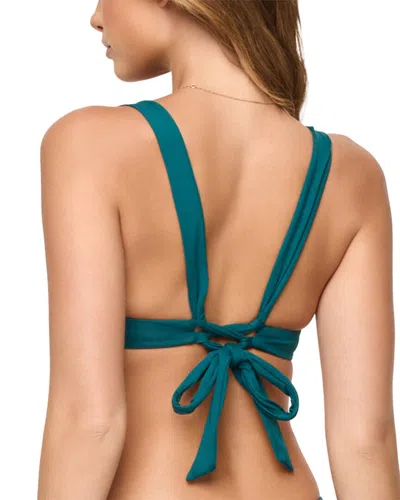 L*space Lspace Mako Underwire Bikini Top In Blue