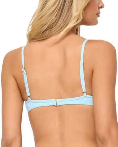 L*space Lspace Peyton Bikini Top In Blue