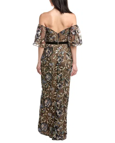 Marchesa Notte Gown In Multi