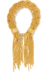 Aurelie Bidermann 18k Yellow Gold-plated Rope Bracelet