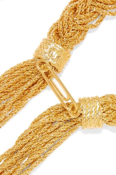 Shop Aurelie Bidermann Miki Gold-plated Bracelet