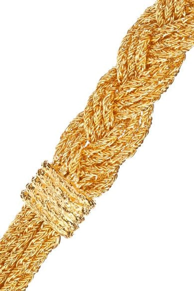 Shop Aurelie Bidermann Miki Gold-plated Bracelet