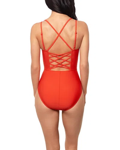 Magicsuit Solids Sigourney One-piece In Orange