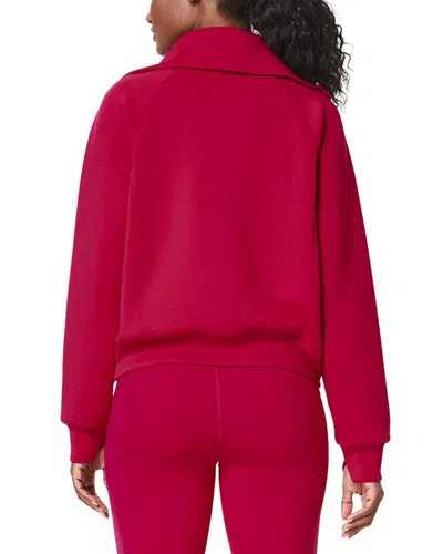 Spanx ® 1/2-zip Top In Red